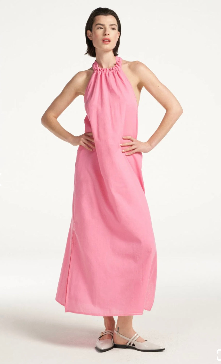 Femmes du sud jurk sharla bright pink