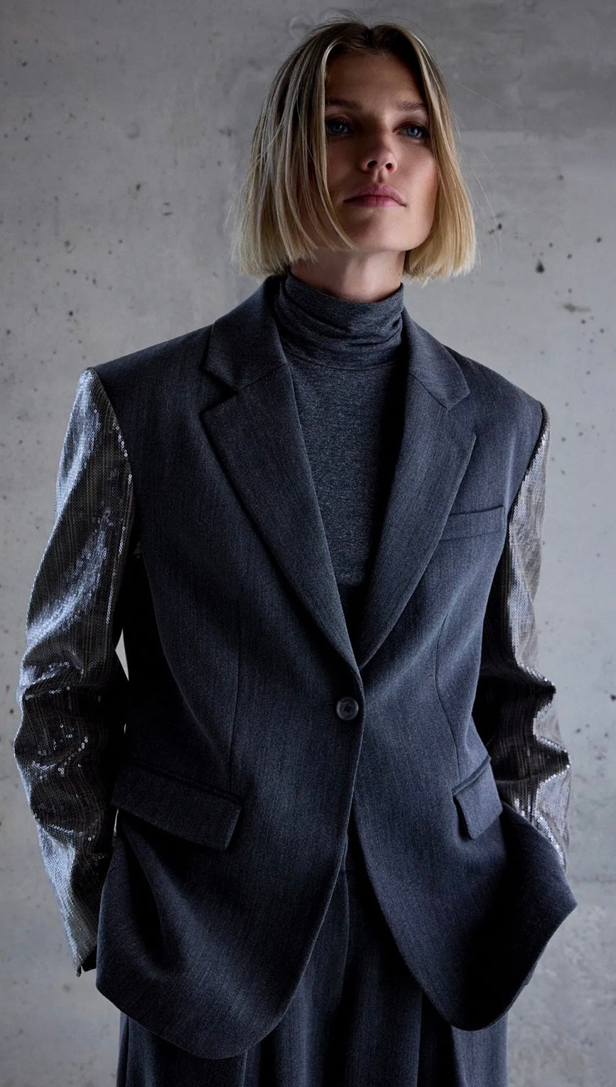 Femmes du sud blazer cher sequins