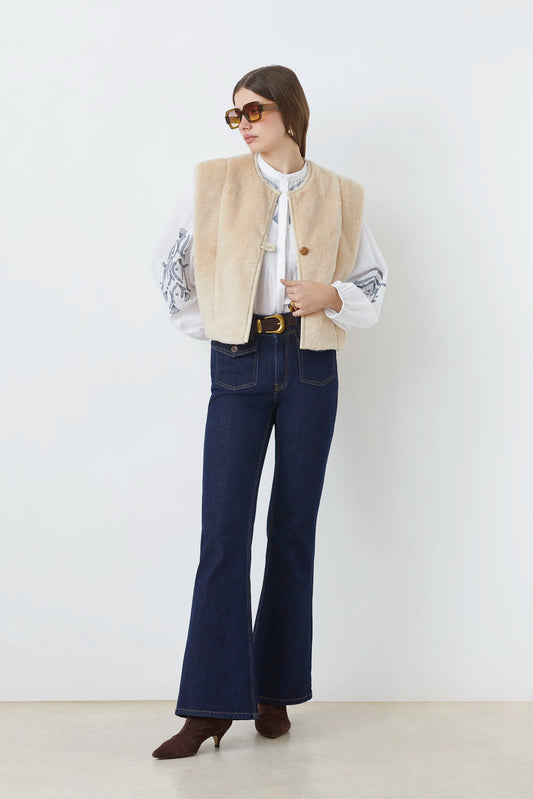 Suncoo faux fur bodywarmer