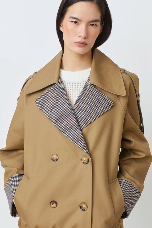 Suncoo korte trenchcoat Eden