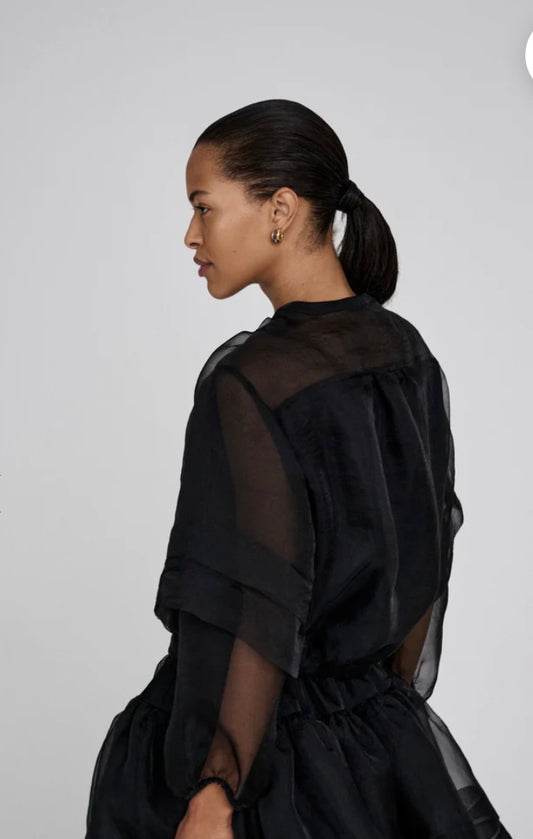 Rabens Saloner everlyn organza blouse