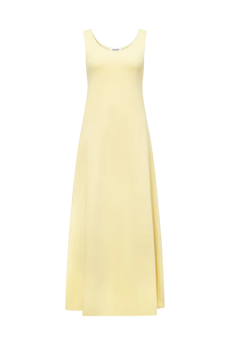 Drykorn jurk lozia geel