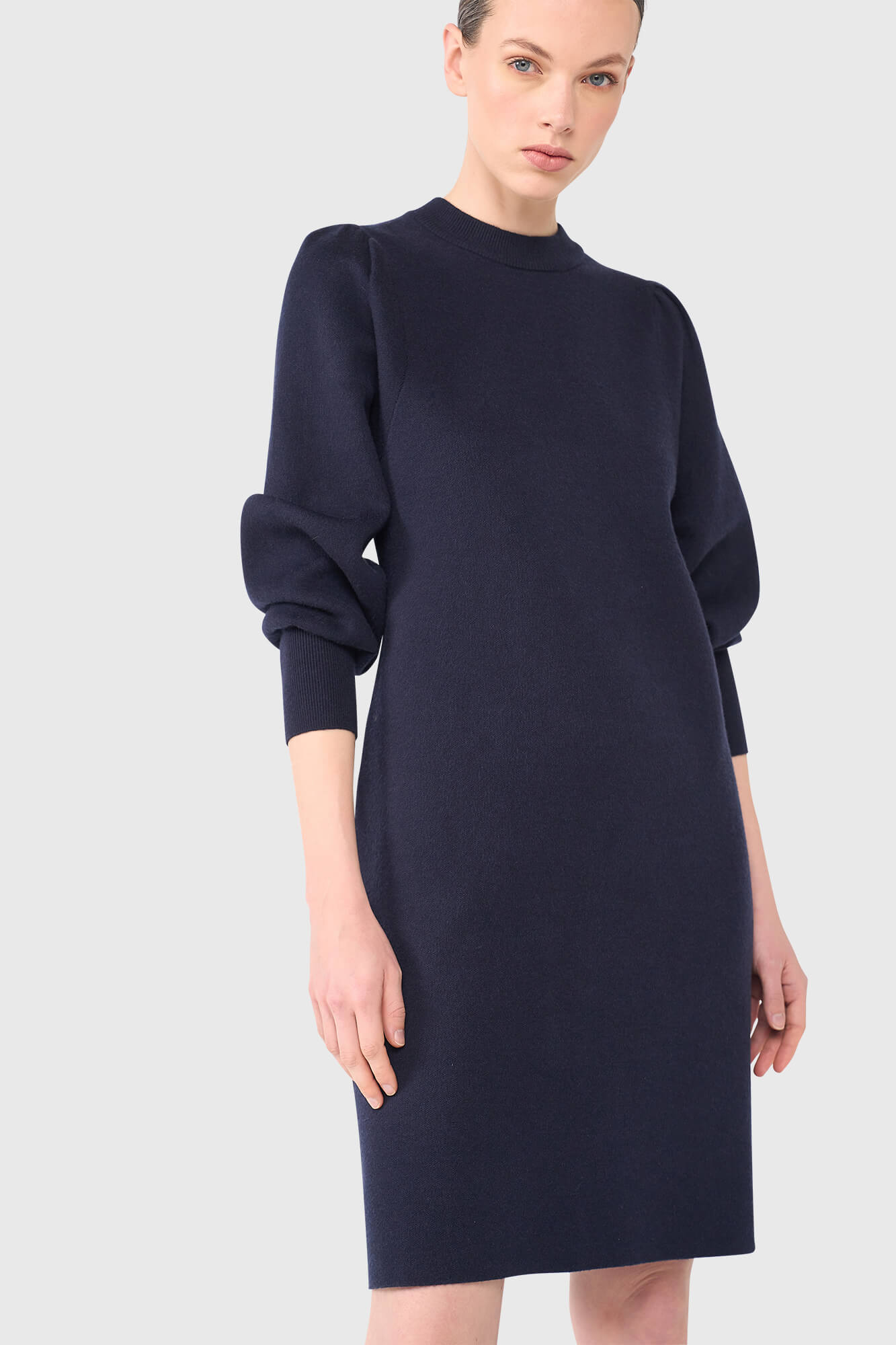 Janice jurk clay blauw