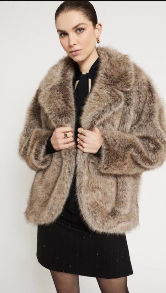 Ottodame faux fur coat