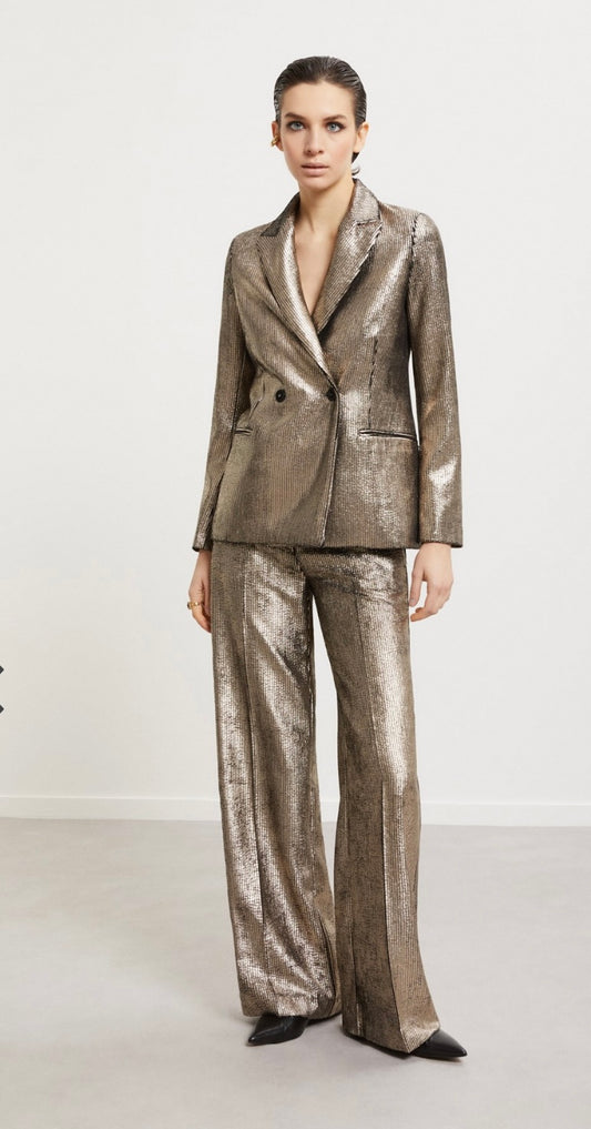 Ottodame double breasted ribcord blazer