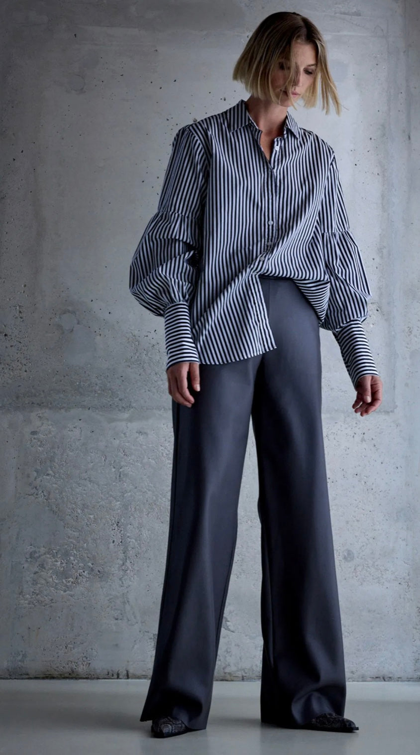Femmes du sud broek delphine grijs