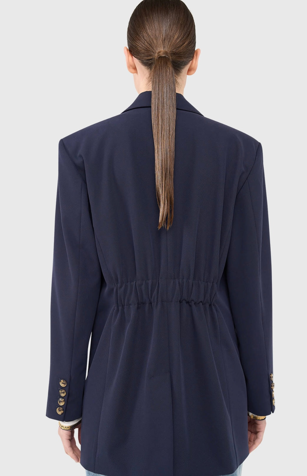 Janice hank blazer donkerblauw