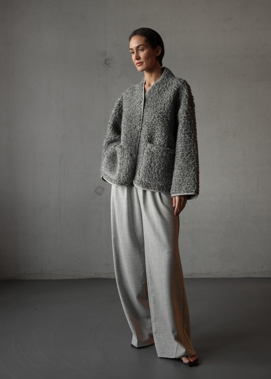 Club L’avenir amari broek light grey melee