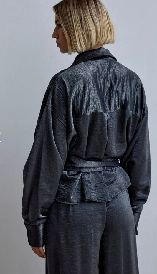 Femmes du sud blouse allison grijs