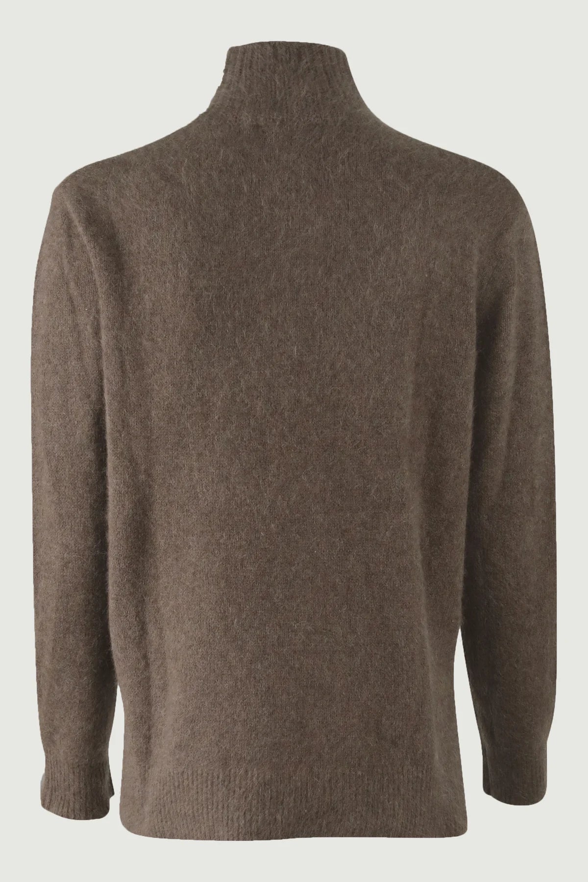 Six Ames jade sweater chocolate melange