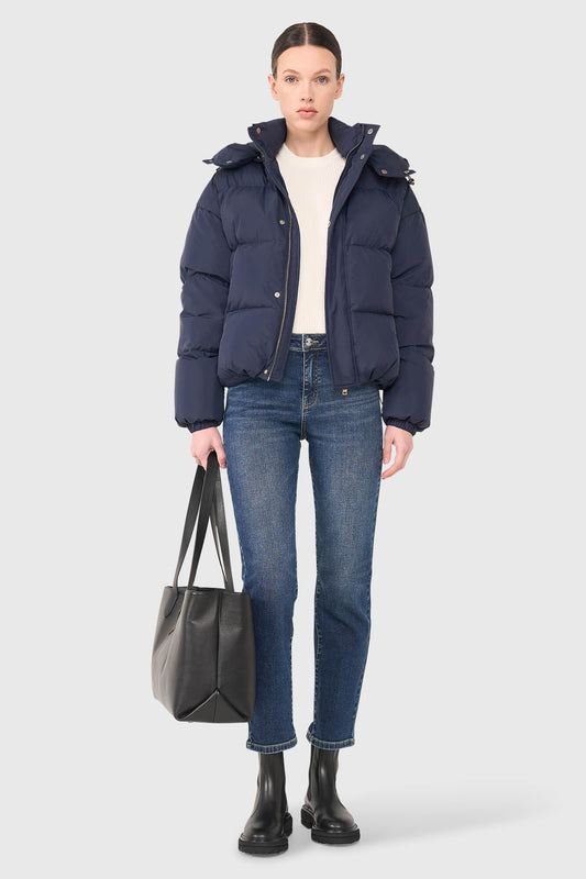 Janice puffer coat sadique blauw