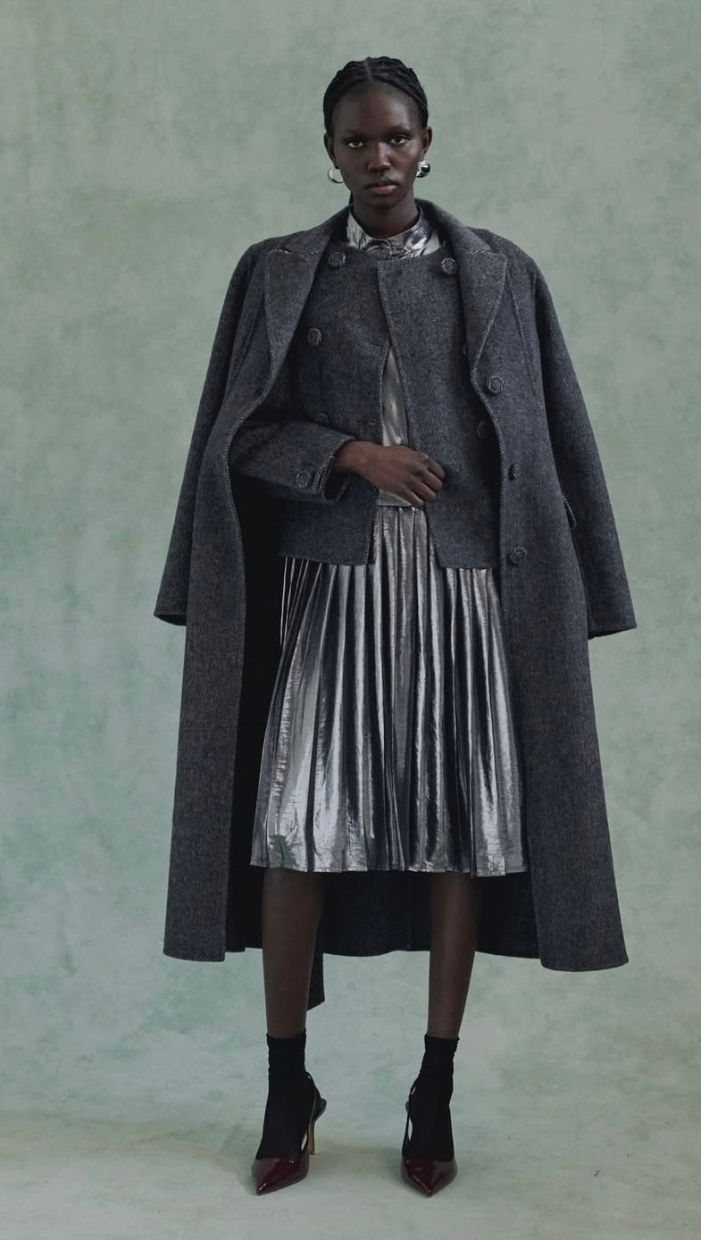 Attic & Barn plisse rok