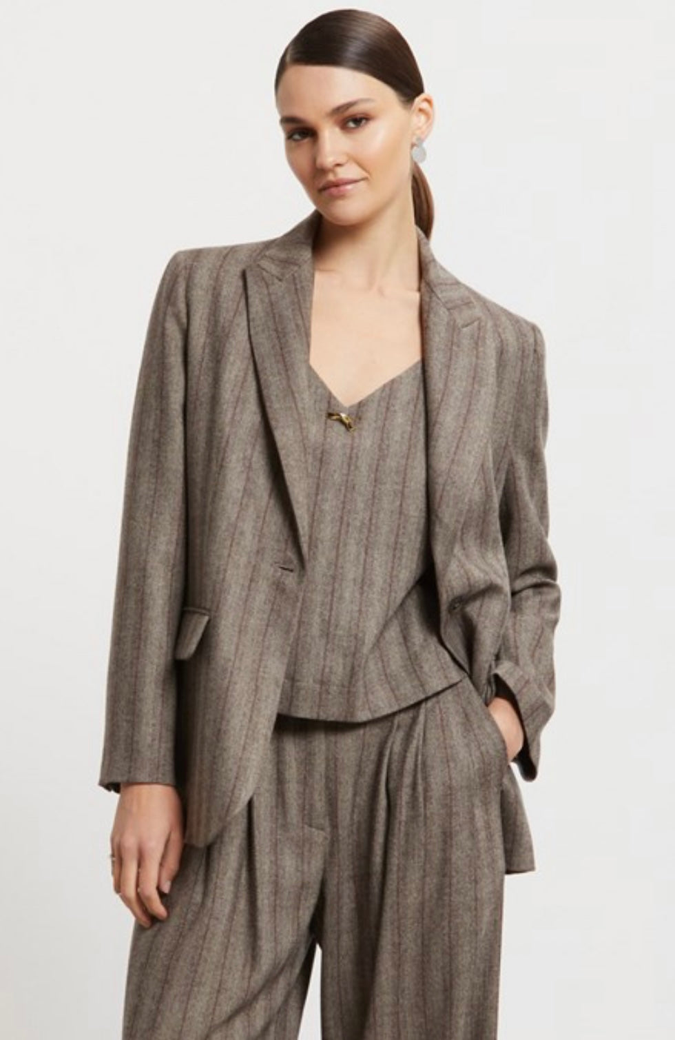 Ottodame krijtstreep blazer