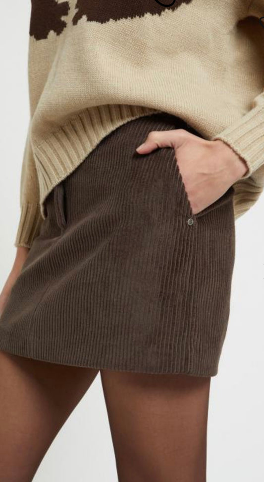 Ottodame velvet skirt