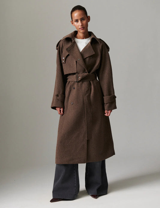 Day Birger et Mikkelsen wool twill trenchcoat lynn