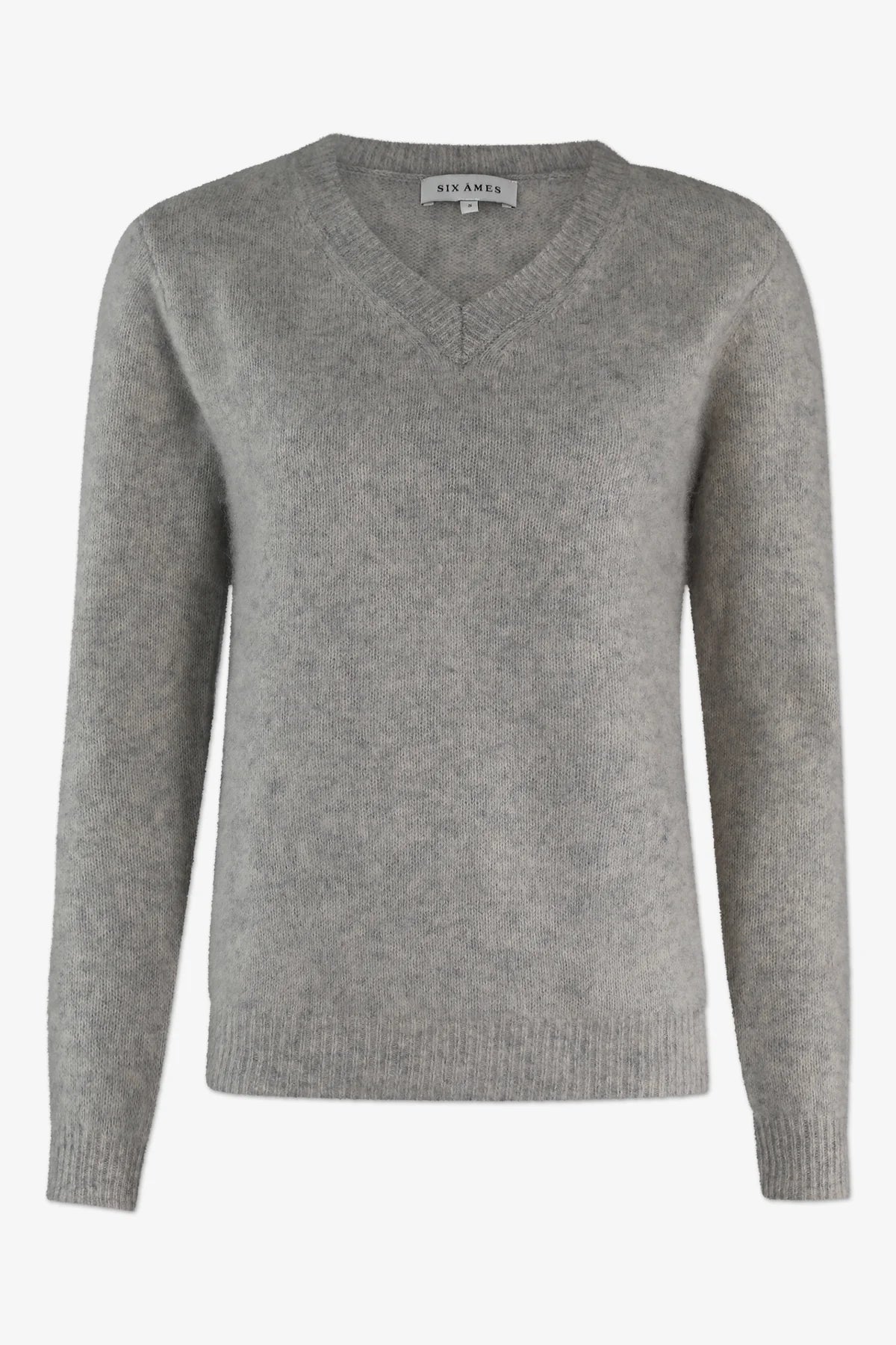Six Ames megan sweater grey melange
