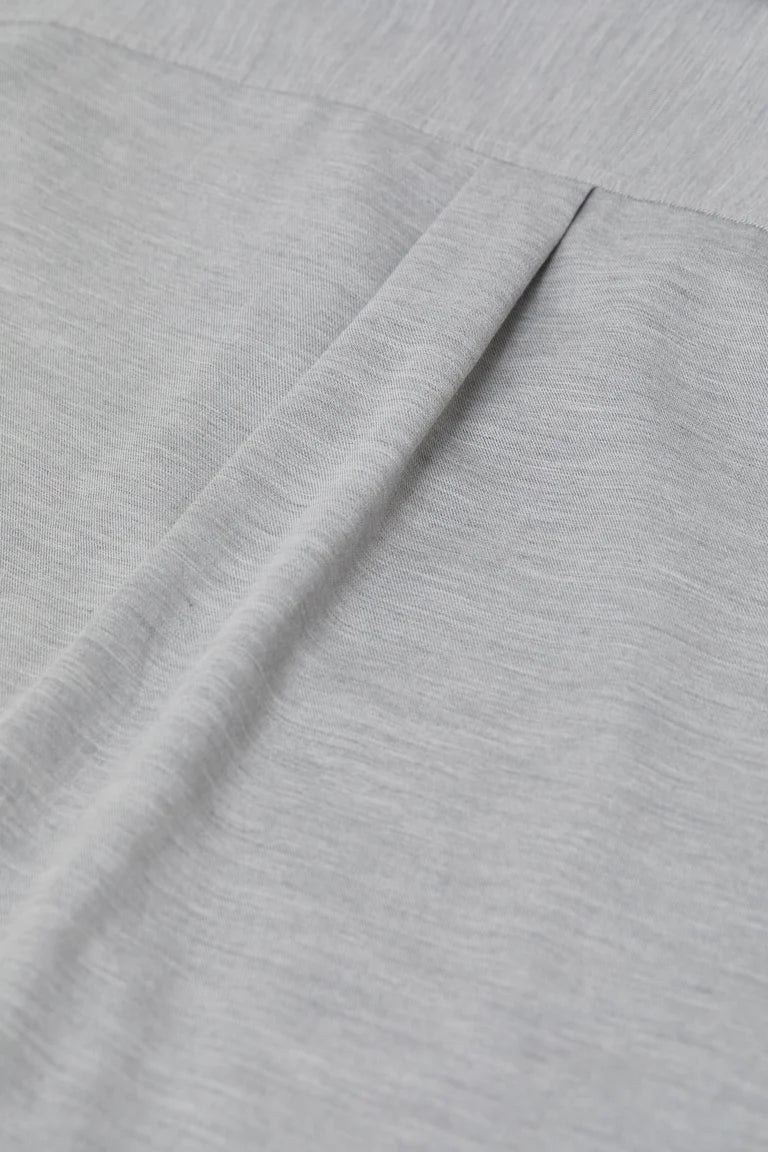 Closed Asymmetric shirt made of cotton mix
