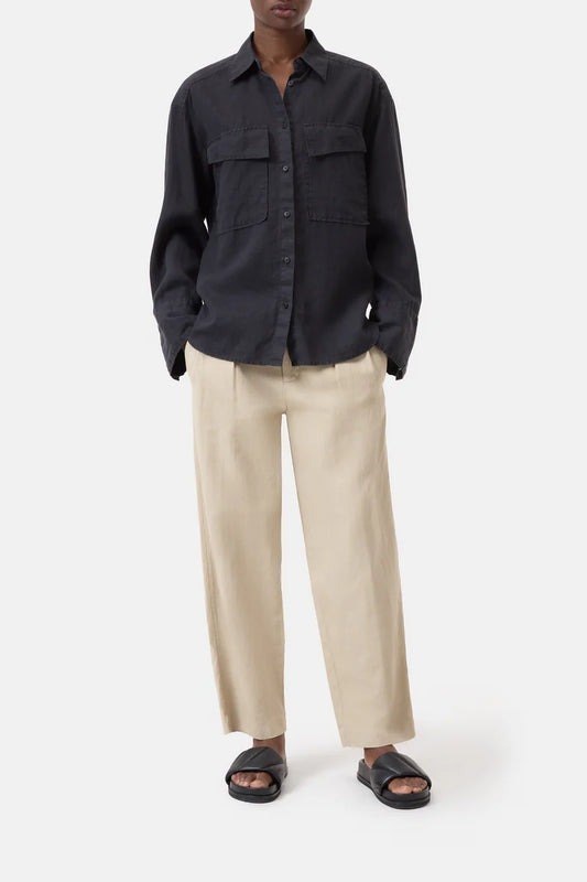 Closed shirt blouse linnen