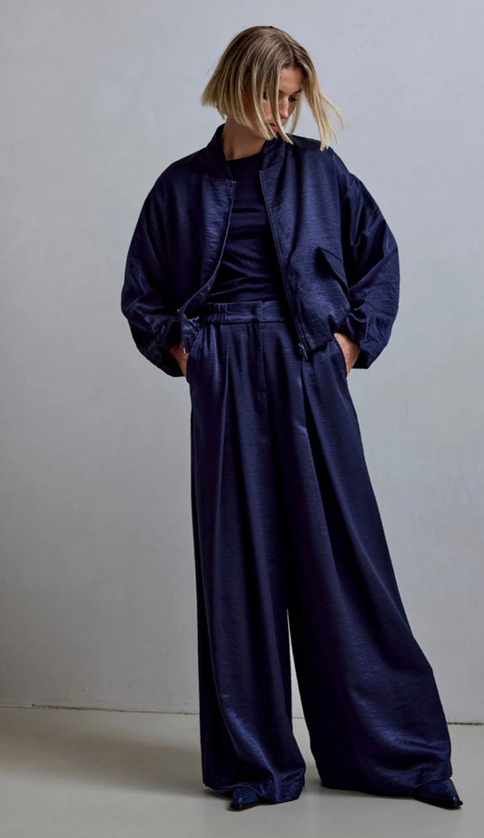 Femmes du sud jacket lacy navy