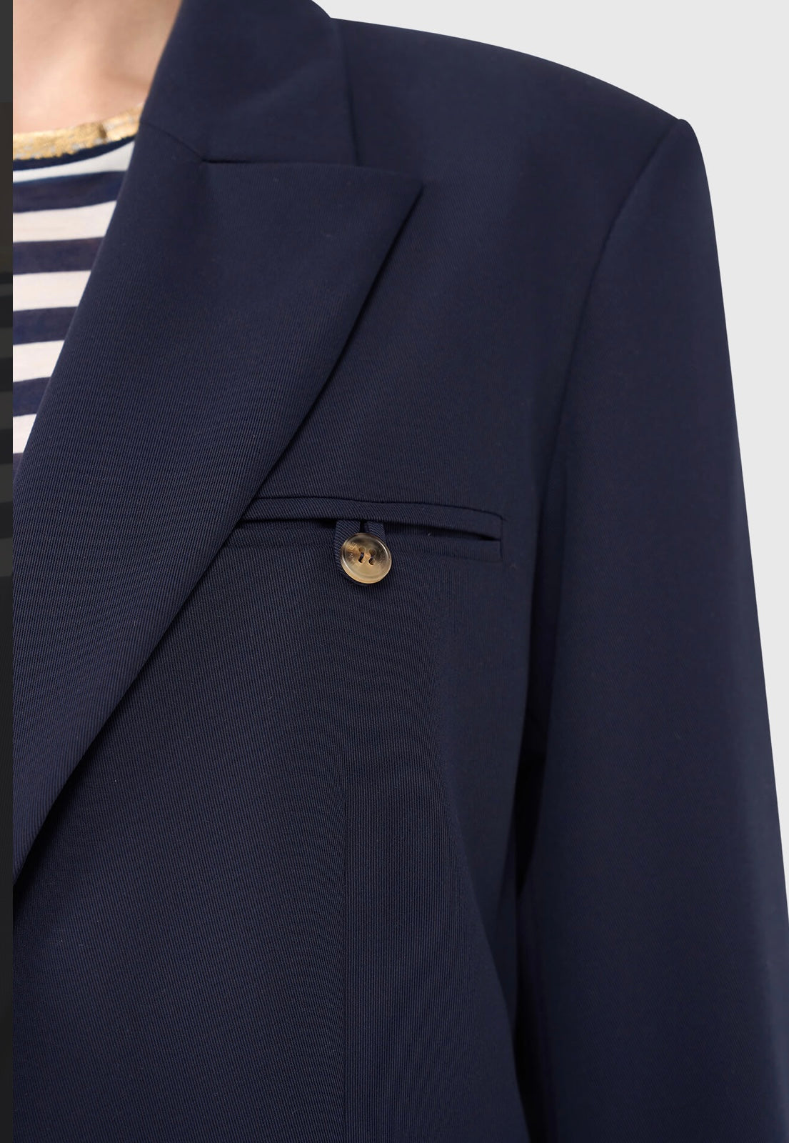 Janice hank blazer donkerblauw