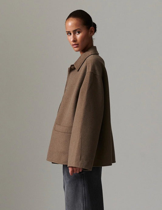 Day Birger et Mikkelsen Matteo coat chocolate chip