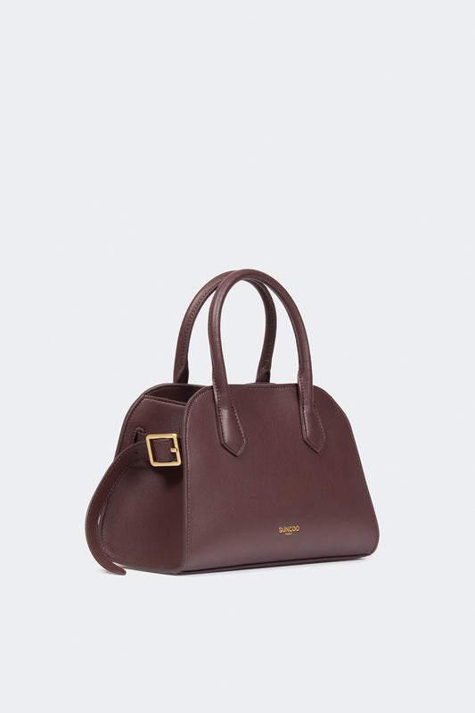 Suncoo leren tasje romy plum