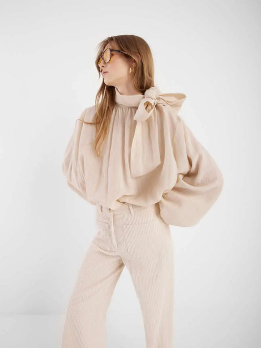 So sue bombay blouse beige