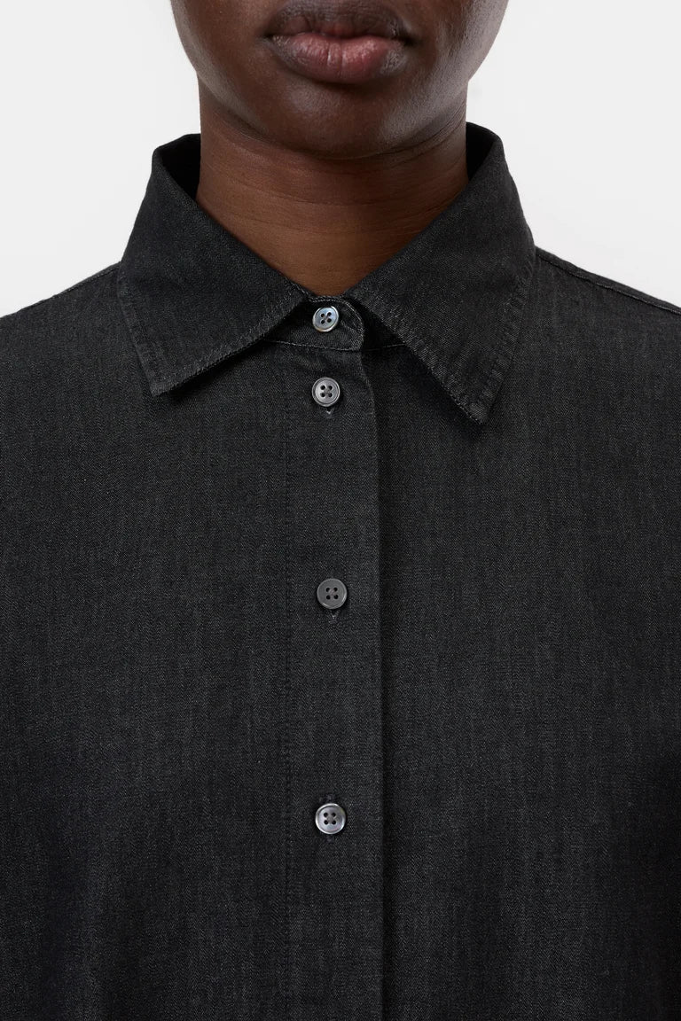 Closed denim cape blouse