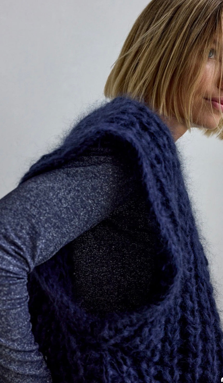 Femmes du sud pullover pascal blauw