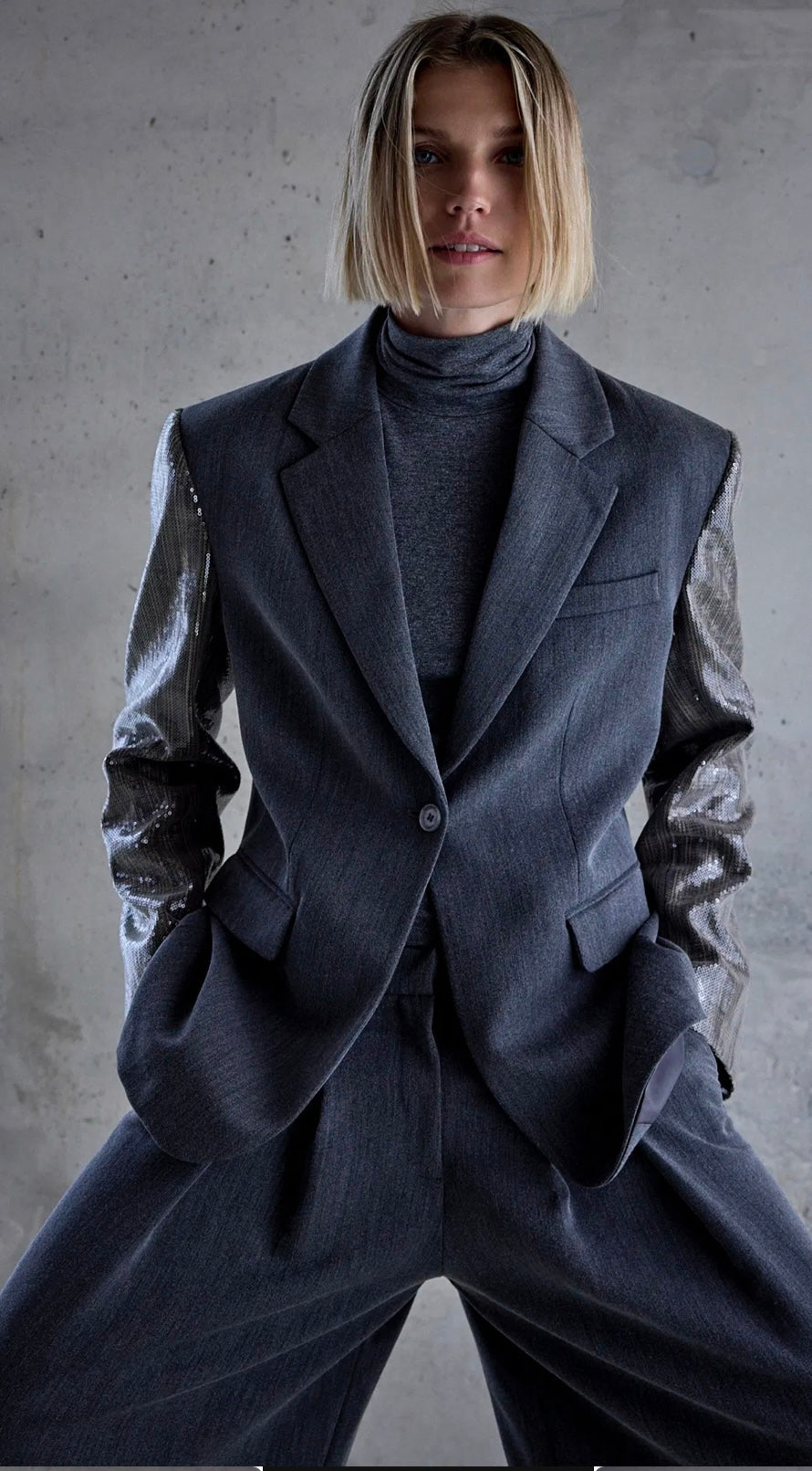 Femmes du sud blazer cher sequins