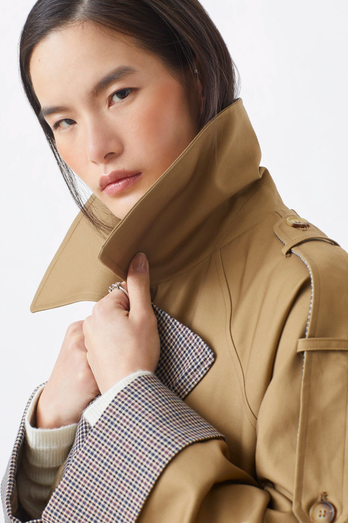 Suncoo korte trenchcoat Eden