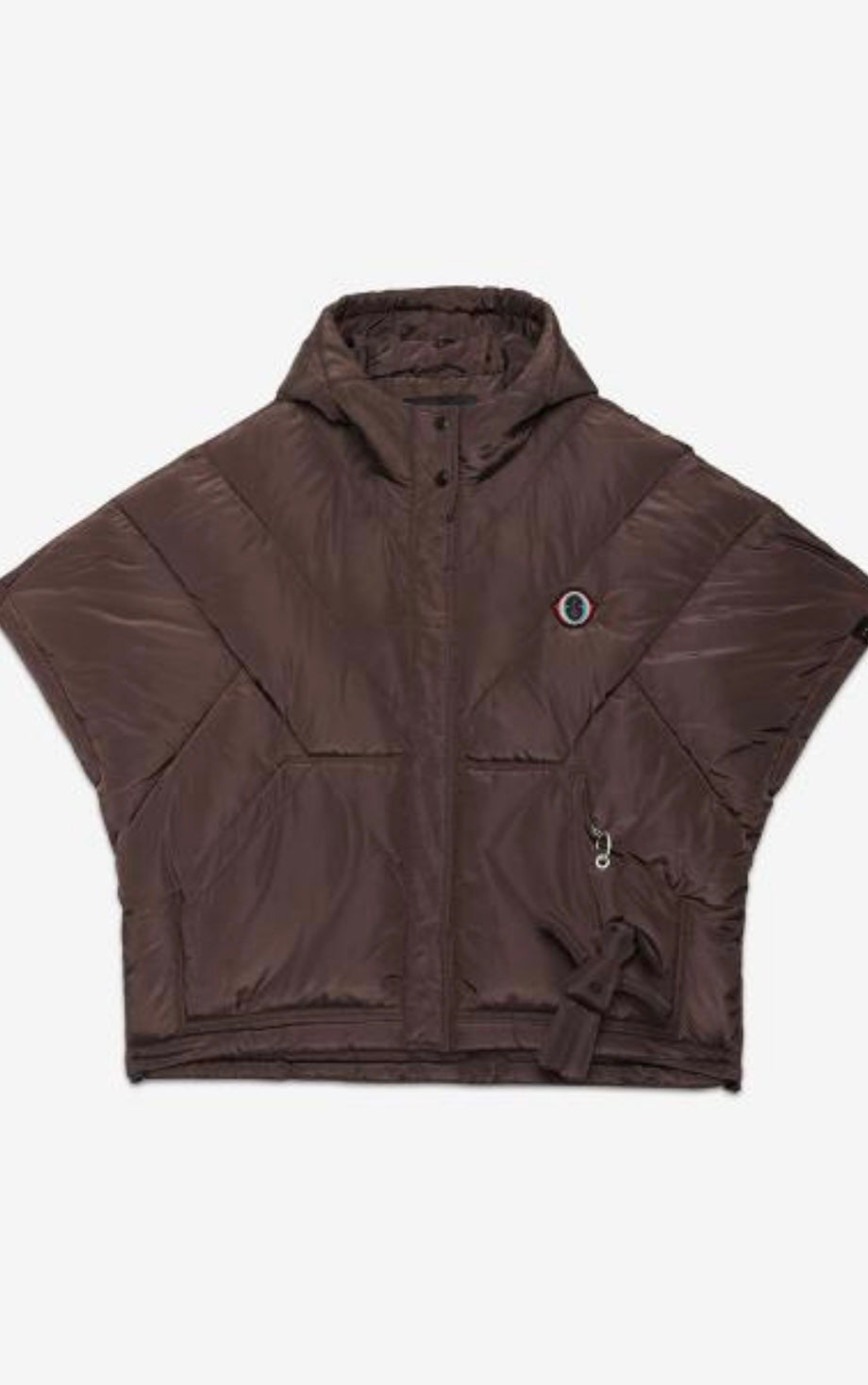 Ottodame puffer cape brown