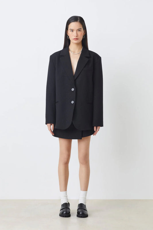 Suncoo blazer Darko zwart met steentjes