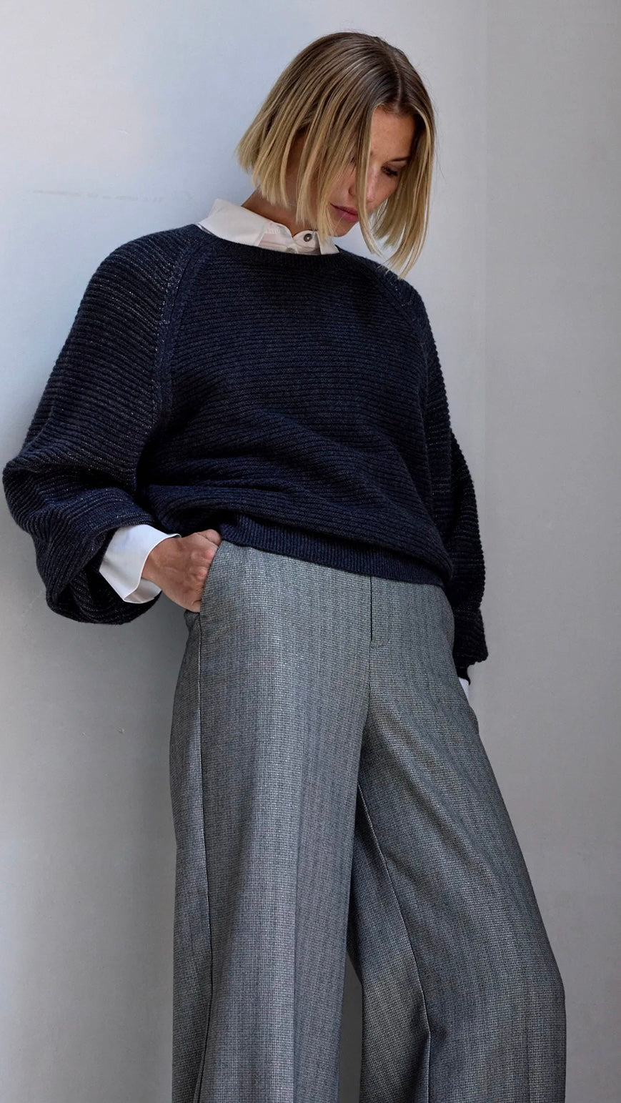 Femmes du sud pullover gisela faded black