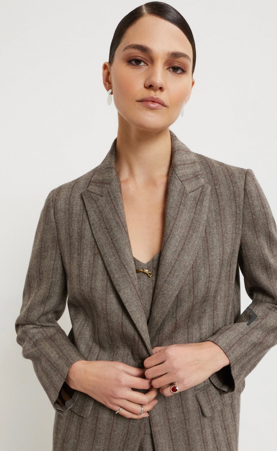 Ottodame krijtstreep blazer