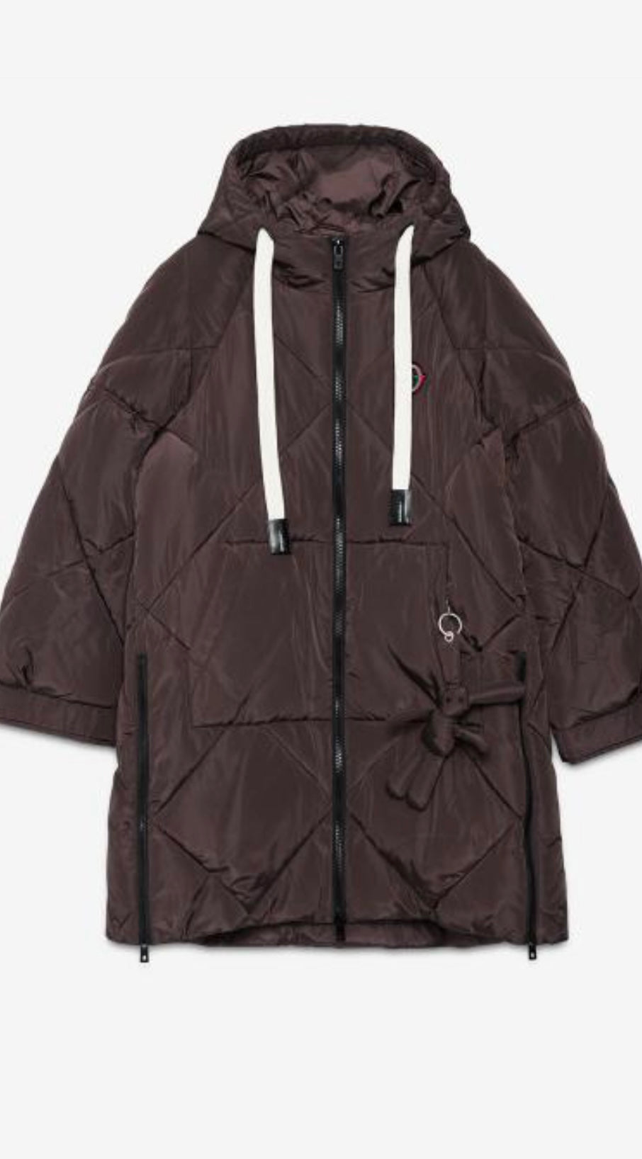 Ottodame puffer coat brown