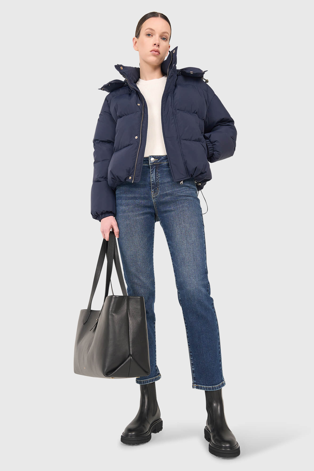 Janice puffer coat sadique blauw