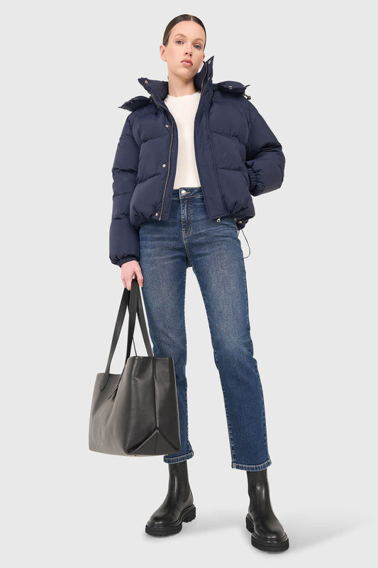 Janice puffer coat sadique blauw