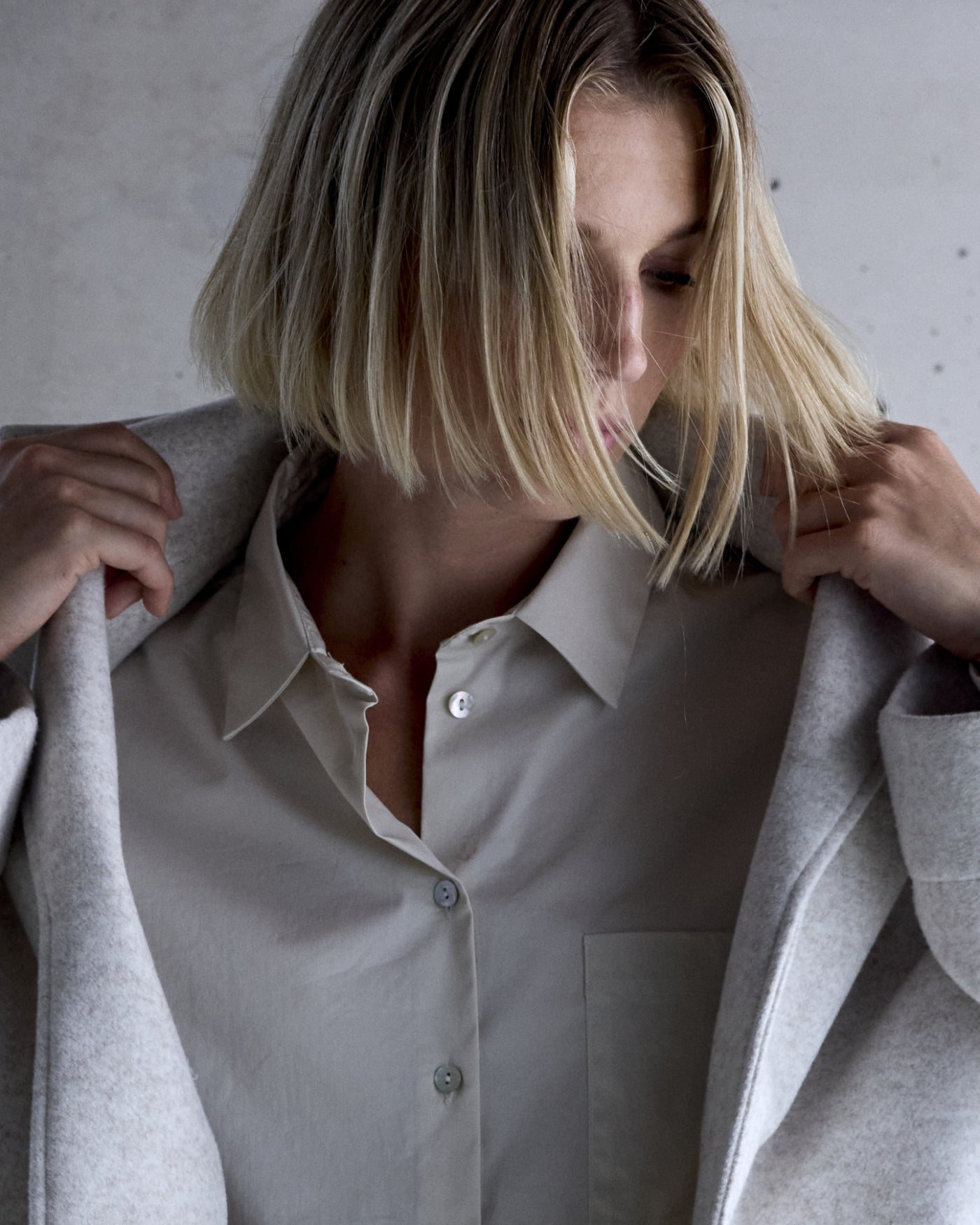 Femmes du sud kimono jas roch wool