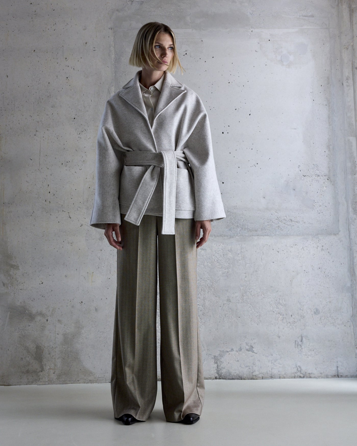 Femmes du sud kimono jas roch wool