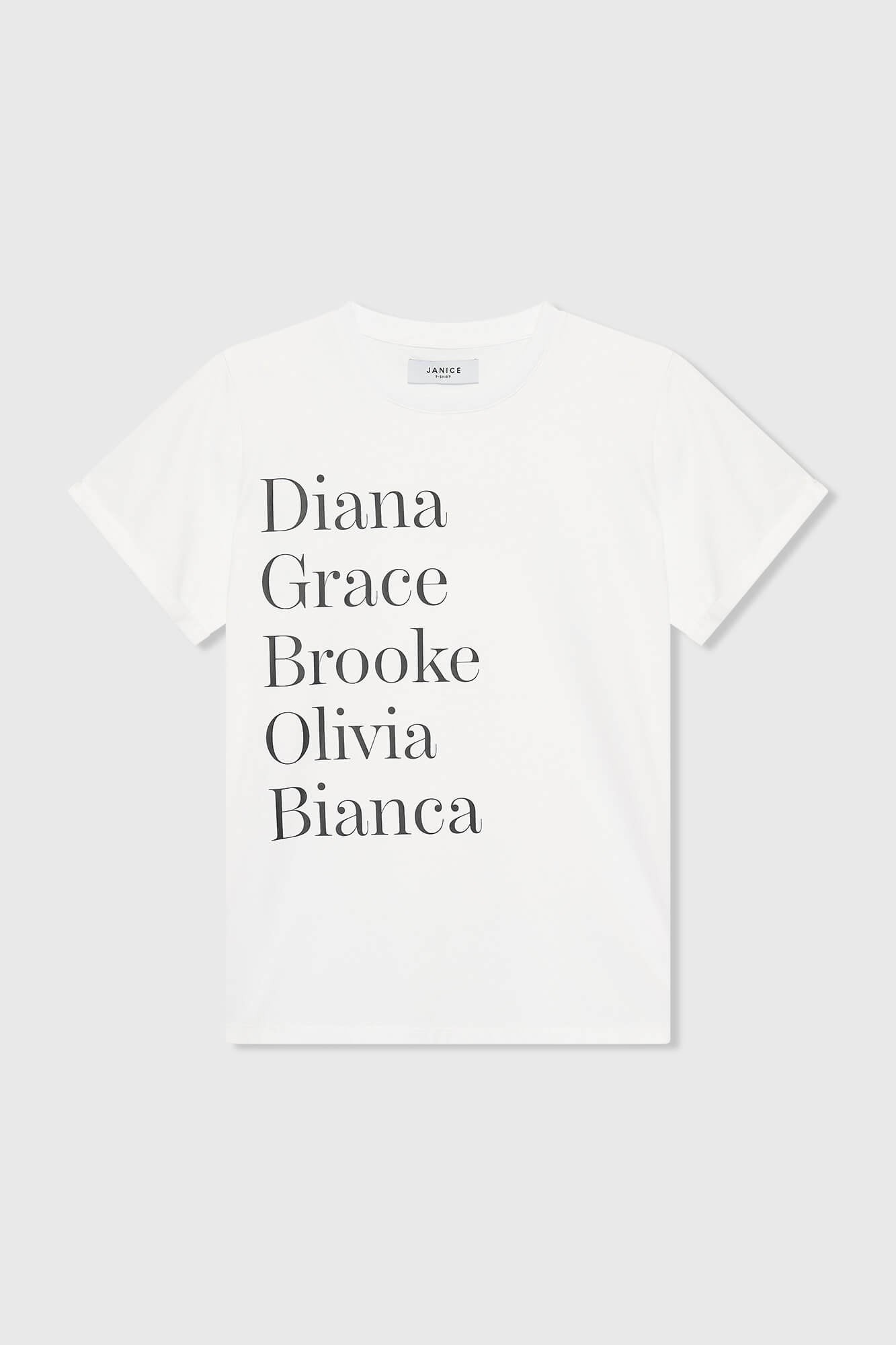 Janice rock tshirt wit studio 54