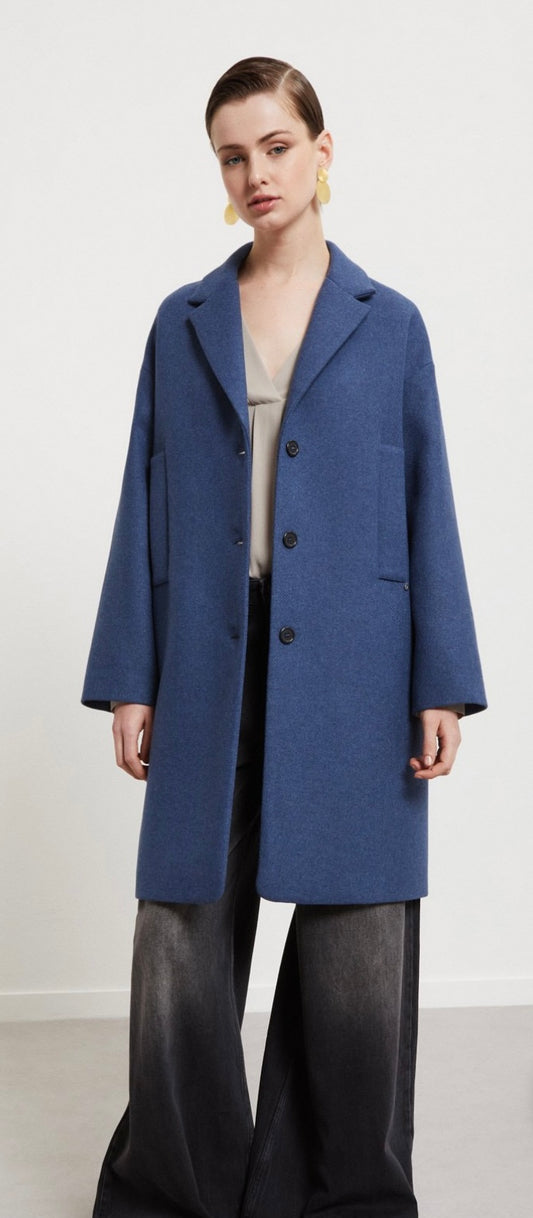Ottodame wool blend midi coat