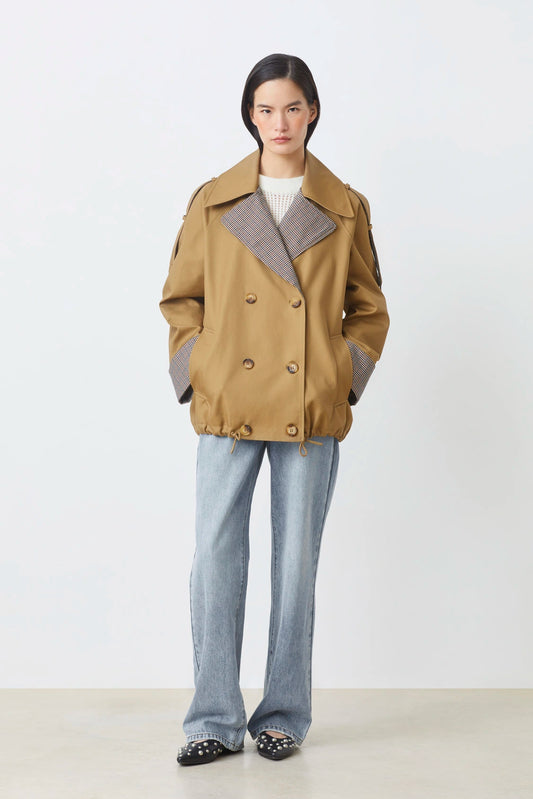 Suncoo korte trenchcoat Eden
