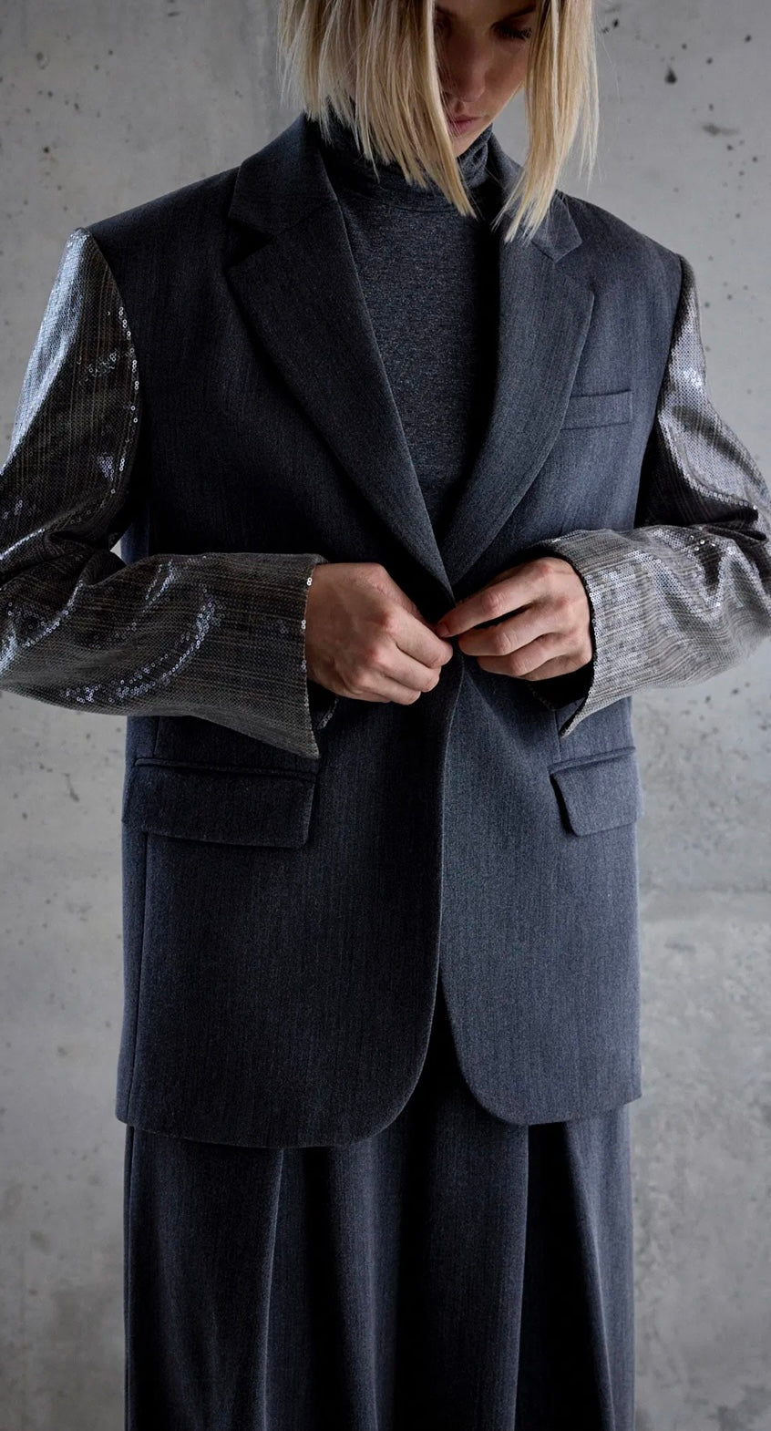 Femmes du sud blazer cher sequins
