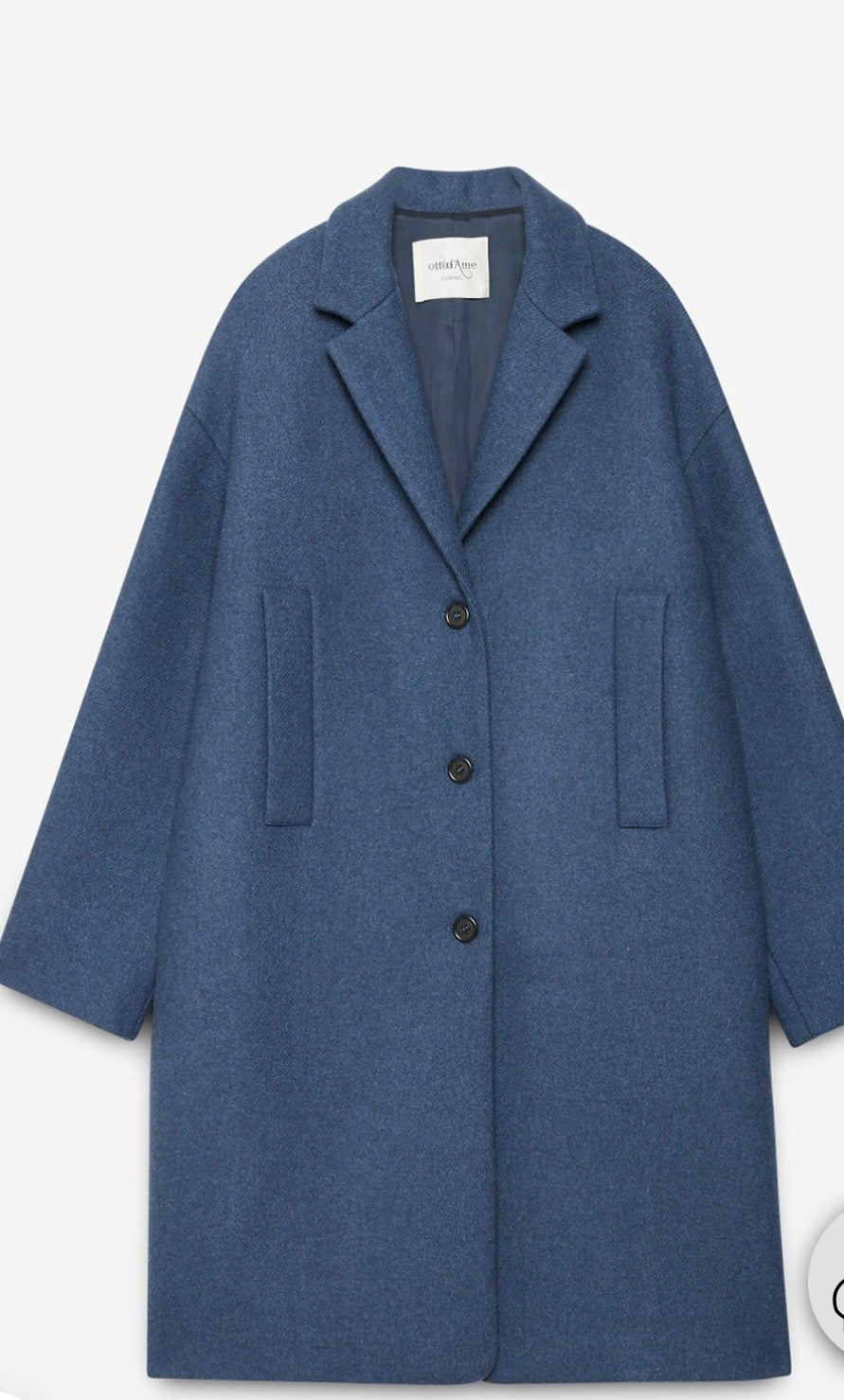 Ottodame wool blend midi coat