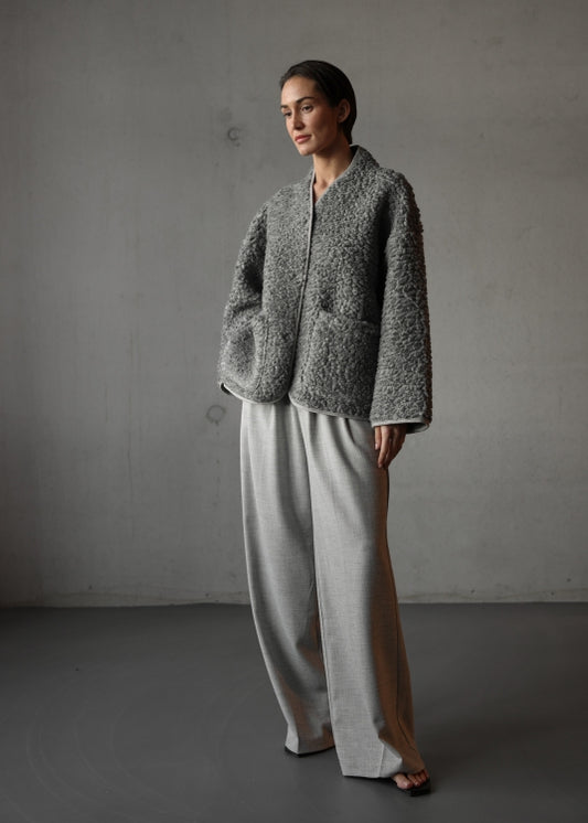 Club L’avenir amari broek light grey melee