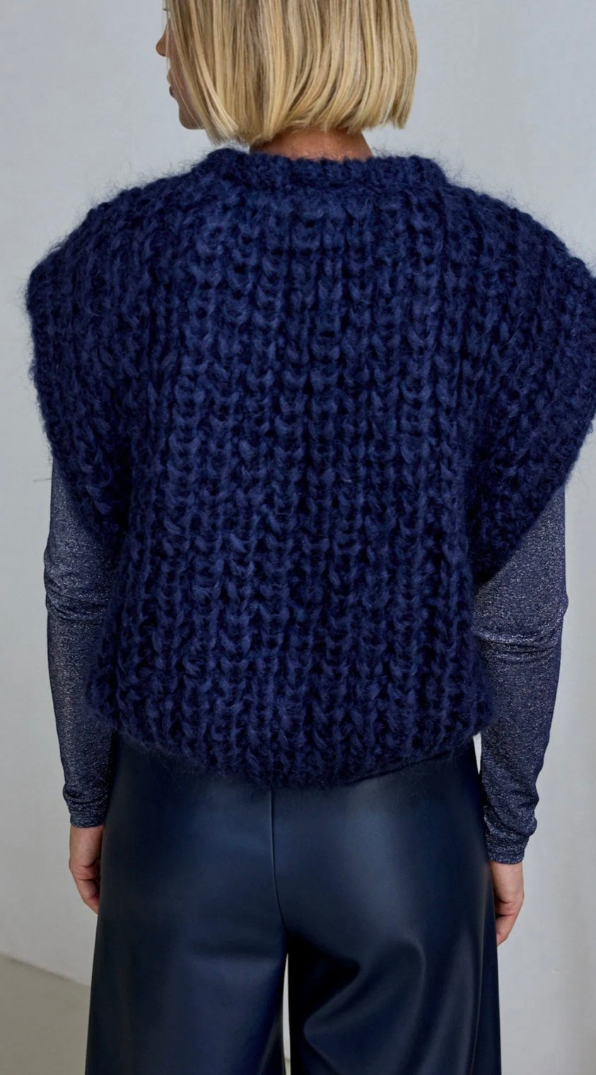Femmes du sud pullover pascal blauw