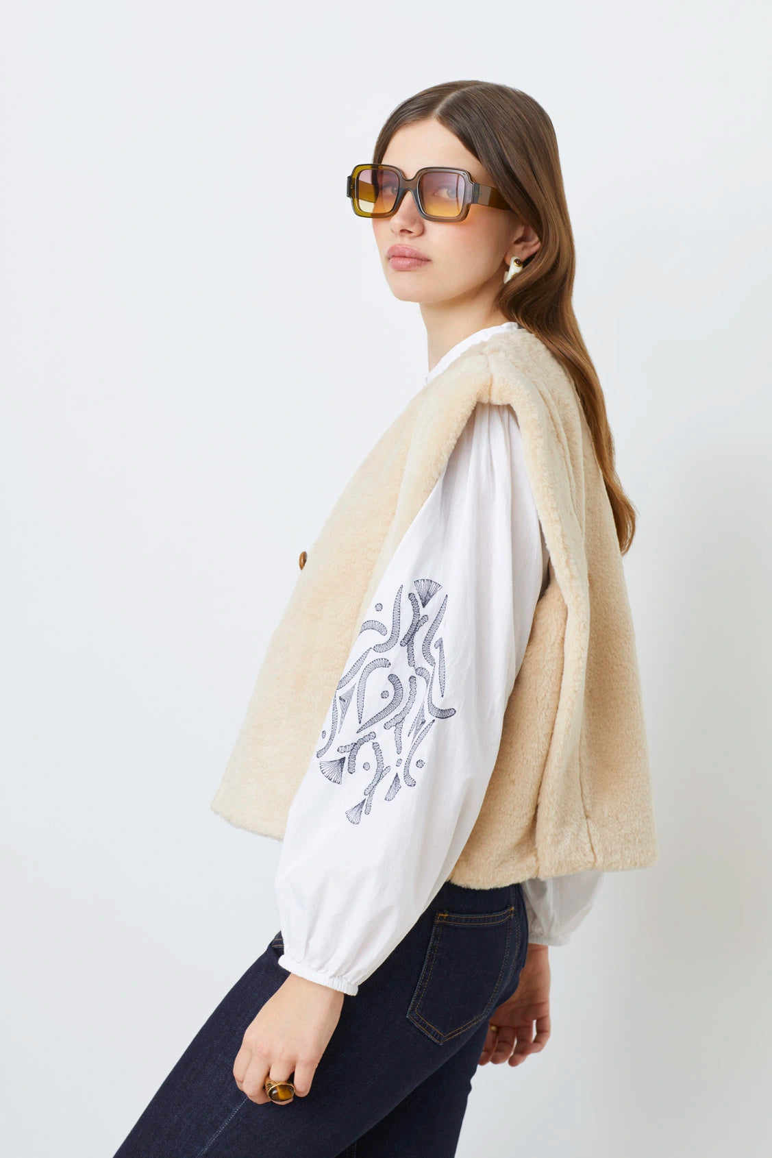 Suncoo faux fur bodywarmer