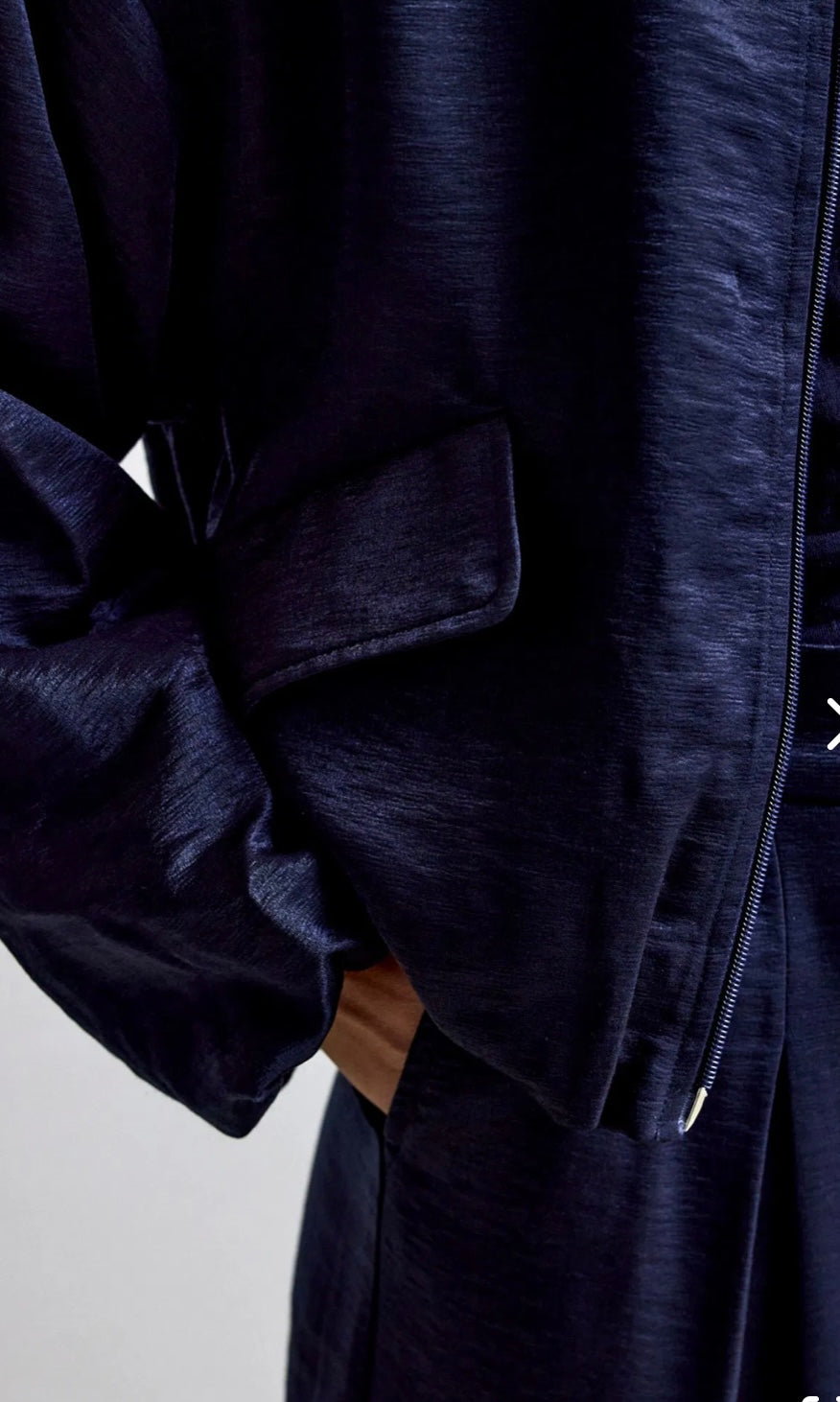 Femmes du sud jacket lacy navy