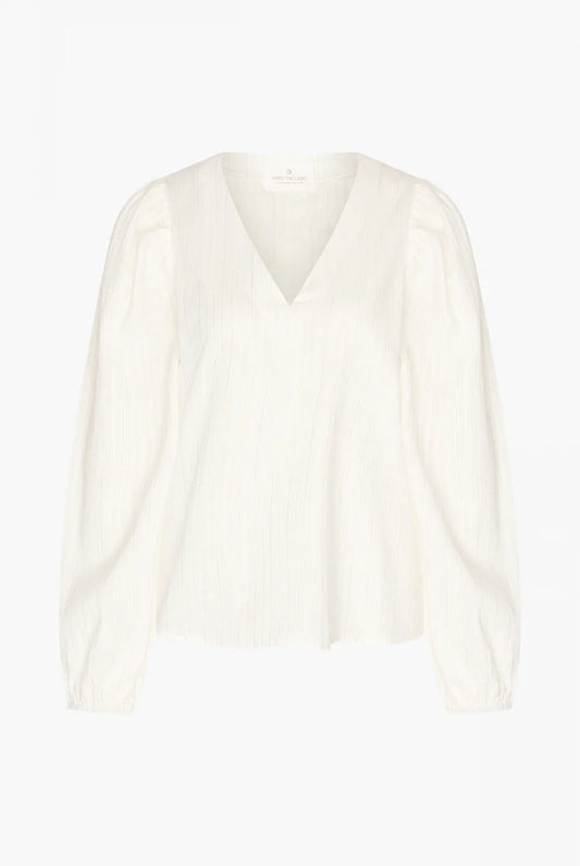 Aimee the label frits blouse white gold